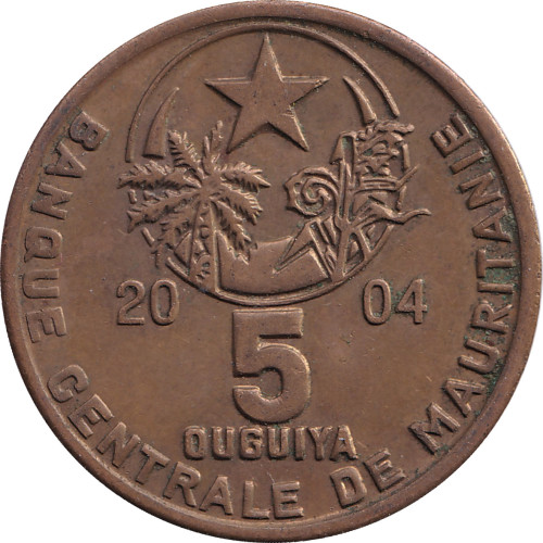 5 ouguiya - Mauritania