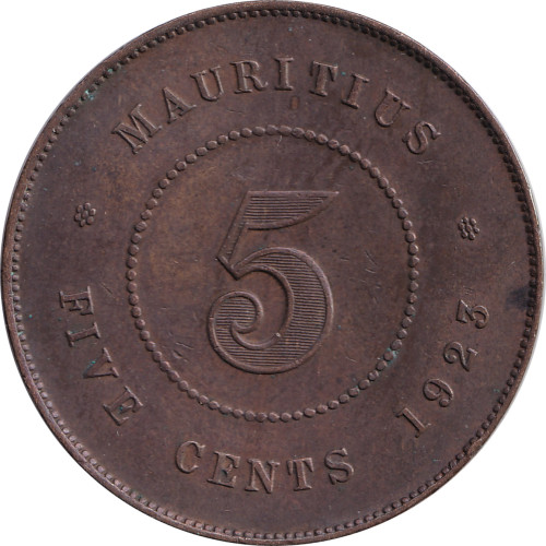 5 cents - Mauritius