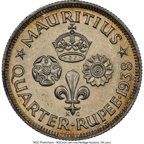 1/4 rupee - Mauritius