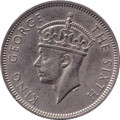 1/2 rupee - Maurice