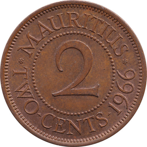 2 cents - Mauritius