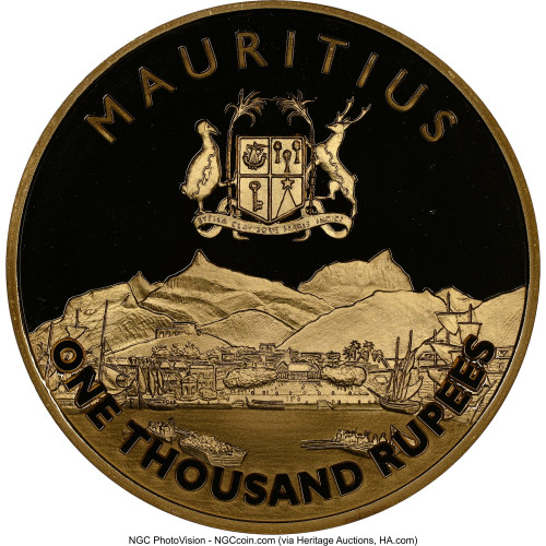 1000 rupees - Mauritius