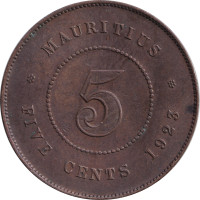 5 cents - Maurice