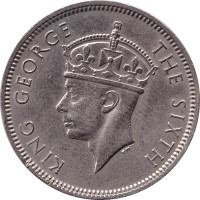 1/2 rupee - Mauritius