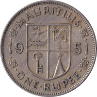 1 rupee - Maurice