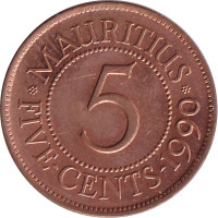 5 cents - Maurice