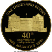 1000 rupees - Maurice