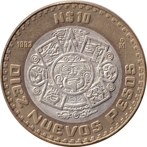 10 pesos - Mexique