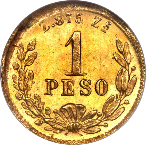 1 peso - Mexique