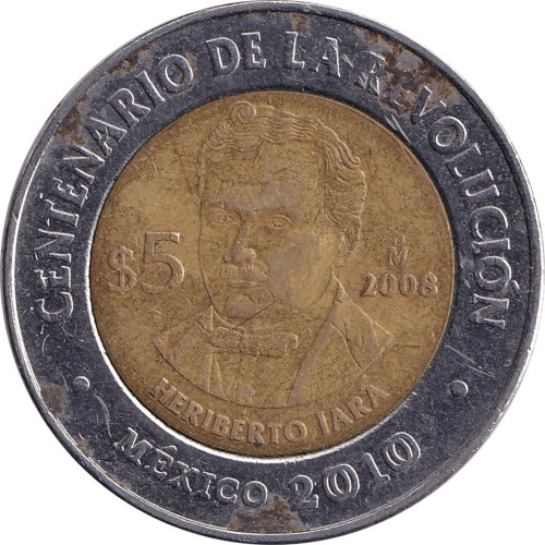 5 pesos - Mexico