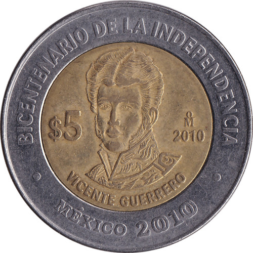 5 pesos - Mexique