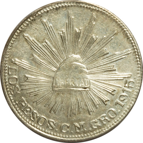 2 pesos - Mexique