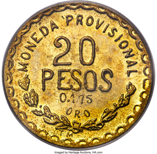 20 pesos - Mexico