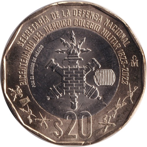 20 pesos - Mexique
