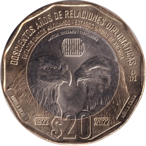 20 pesos - Mexique