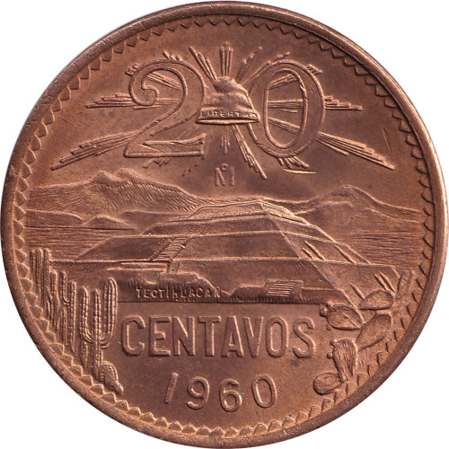 20 centavos - Mexique