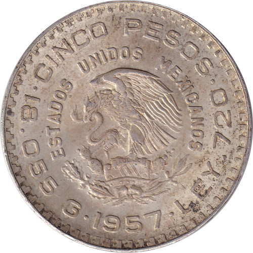 5 pesos - Mexique