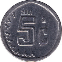 5 centavos - Mexico