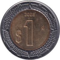 1 peso - Mexico