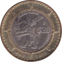 20 pesos - Mexique