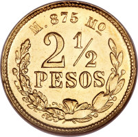 2 1/2 pesos - Mexique