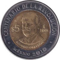 5 pesos - Mexico