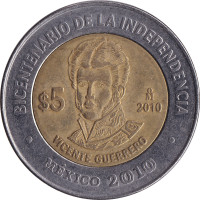 5 pesos - Mexico