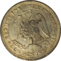 2 pesos - Mexique