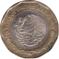 20 pesos - Mexique