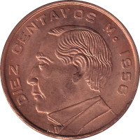 10 centavos - Mexique