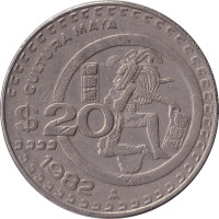 20 pesos - Mexique