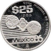 25 pesos - Mexico