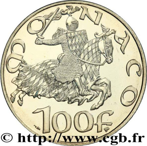 100 francs - Monaco