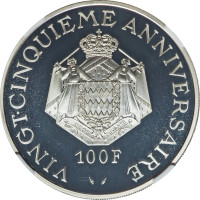 100 francs - Monaco