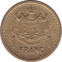 1 franc - Monaco