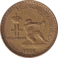 2 francs - Monaco