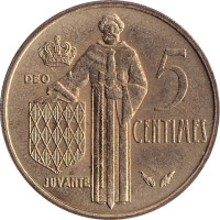 5 centimes - Monaco