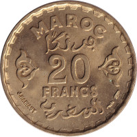 20 francs - Morroco