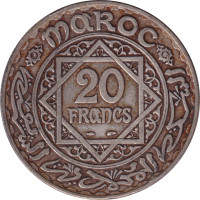 20 francs - Morroco