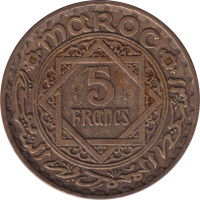 5 francs - Morroco