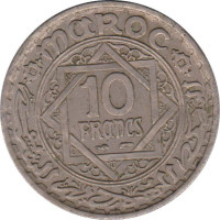 10 francs - Morroco