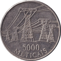 5000 meticais - Mozambique