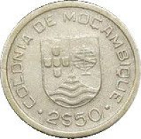 2 1/2 escudos - Mozambique