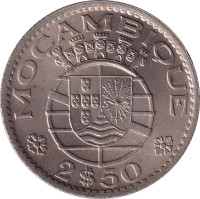 2 1/2 escudos - Mozambique