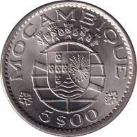 5 escudos - Mozambique