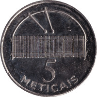 5 meticais - Mozambique