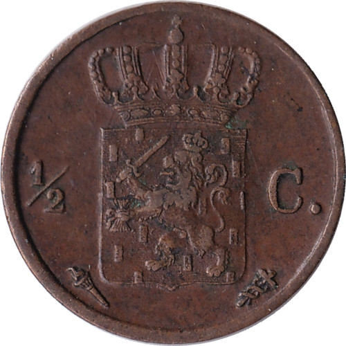 1/2 cent - Pays-Bas