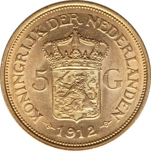 5 gulden - Pays-Bas