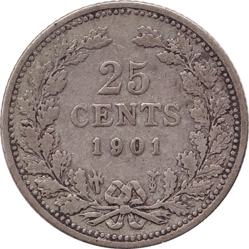 25 cents - Pays-Bas