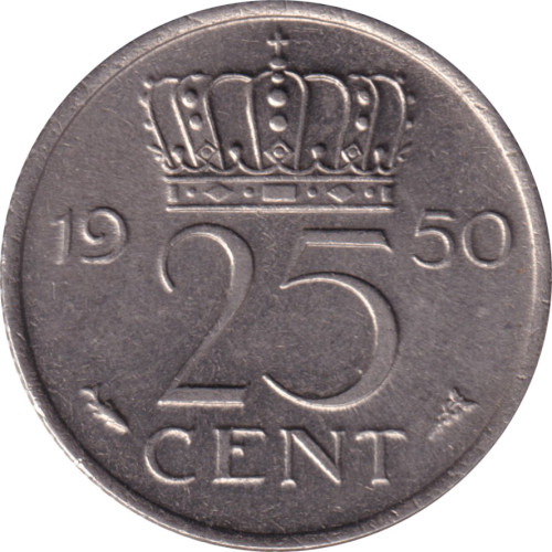 25 cents - Pays-Bas